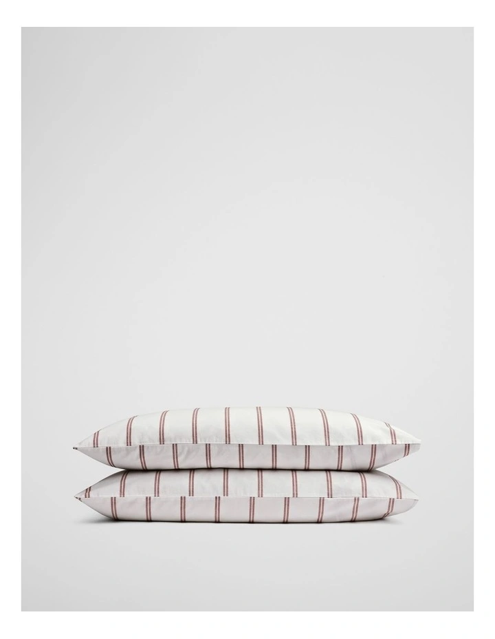 Goldie Standard Pillowcase Pair in Almond image 1
