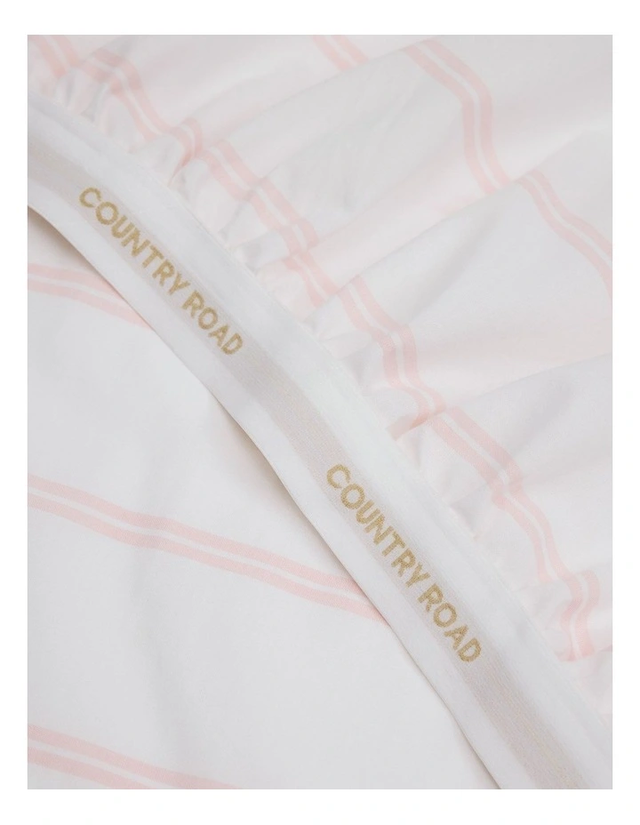 Goldie Australian Cotton King Single Fitted Sheet in Floss image 2