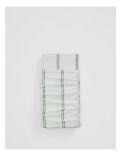 Goldie Australian Cotton Cot Fitted Sheet in Pear