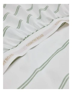 Goldie Australian Cotton Cot Fitted Sheet in Pear