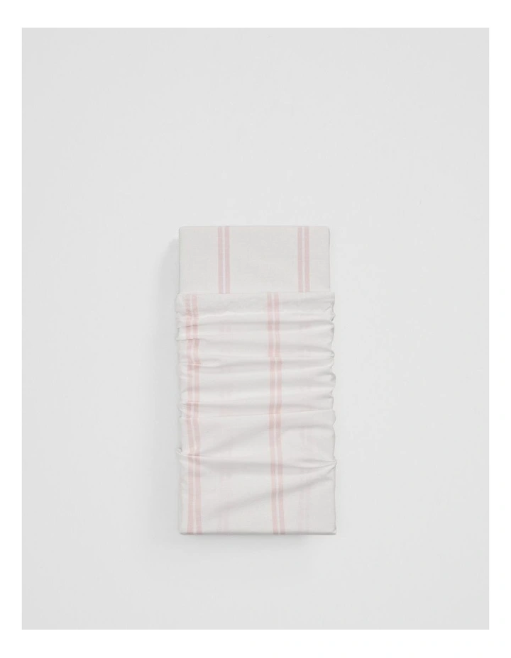 Goldie Australian Cotton Cot Fitted Sheet in Floss image 1