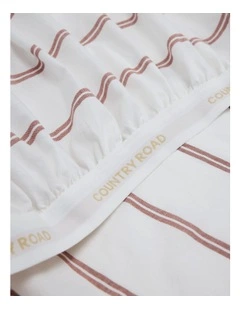 Goldie Australian Cotton Cot Fitted Sheet in Almond
