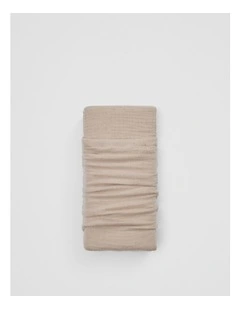Lili Organically Grown Cotton Bassinet Sheet in Biscuit