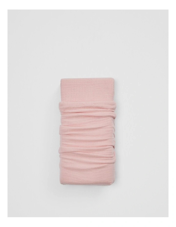Lili Organically Grown Cotton Bassinet Sheet in Floss image 2