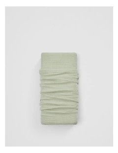 Lili Organically Grown Cotton Cot Fitted Sheet in Pear
