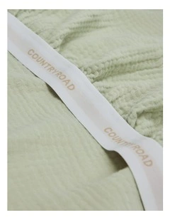 Lili Organically Grown Cotton Cot Fitted Sheet in Pear