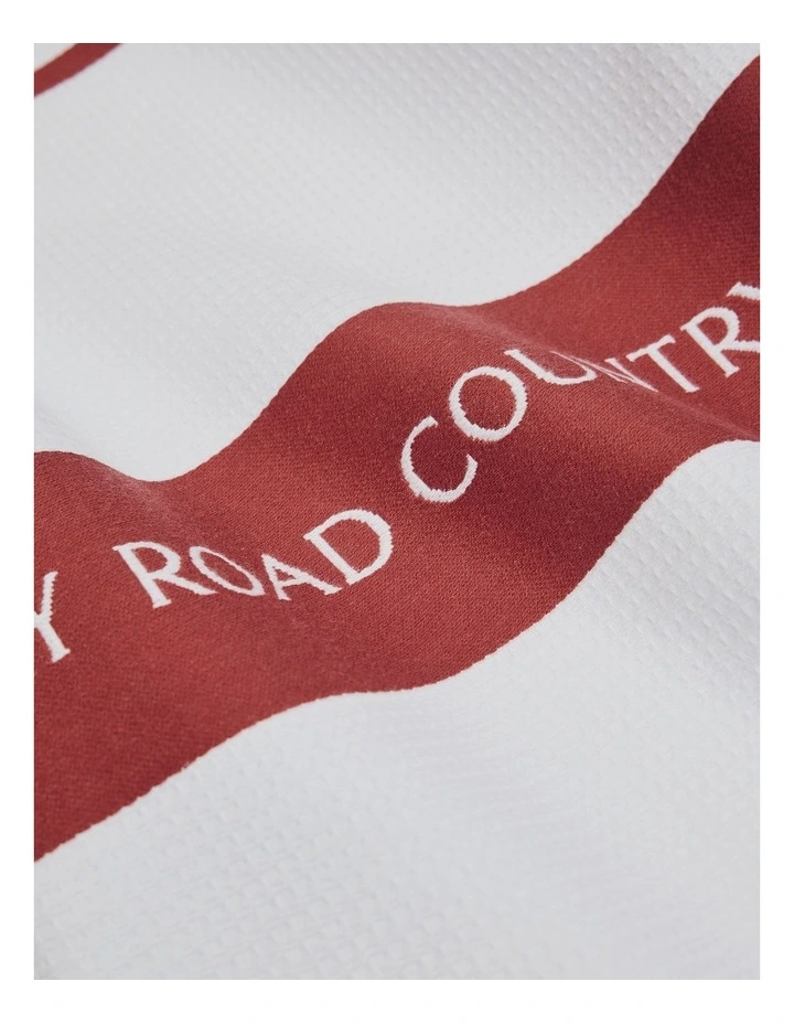 Cr Logo Verified Australian Cotton Tea Towel in Marsala image 2