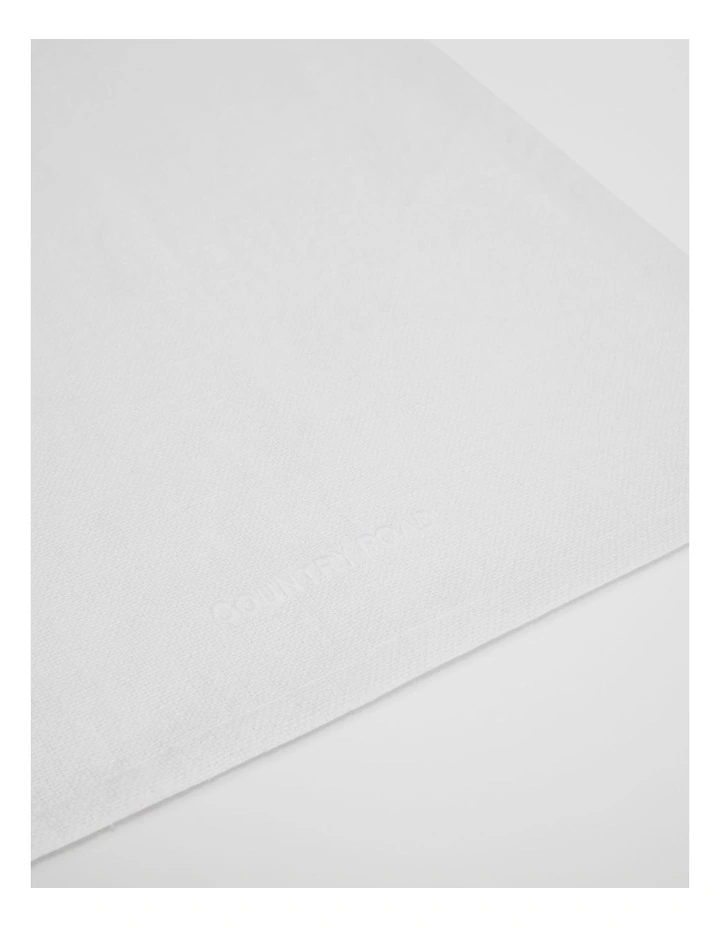 Dana Table Runner in White image 2