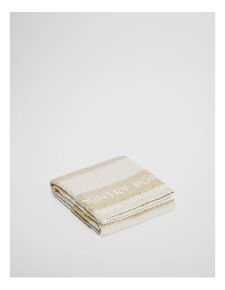 Franklin Verified Australian Cotton Tea Towel in Beige image 1