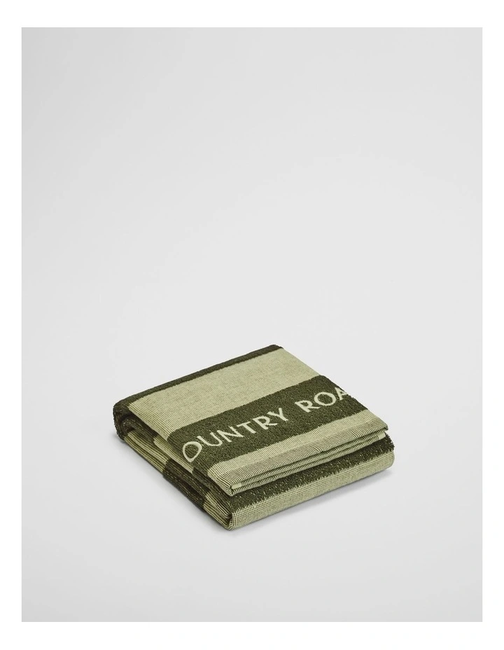 Franklin Verified Australian Cotton Tea Towel in Leek Green image 1