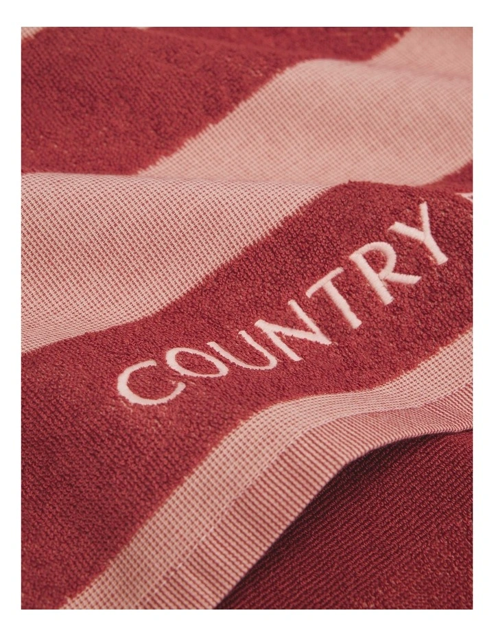 Franklin Verified Australian Cotton Tea Towel in Pink Clay image 2