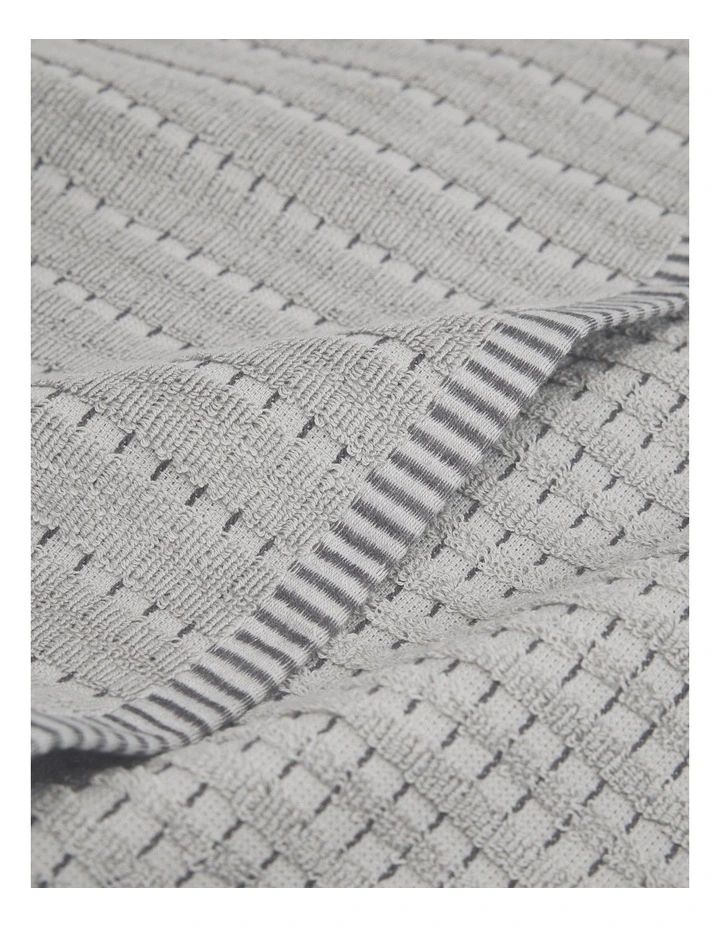Mira Verified Australian Cotton Tea Towel Pack Of 2 in Charcoal image 2