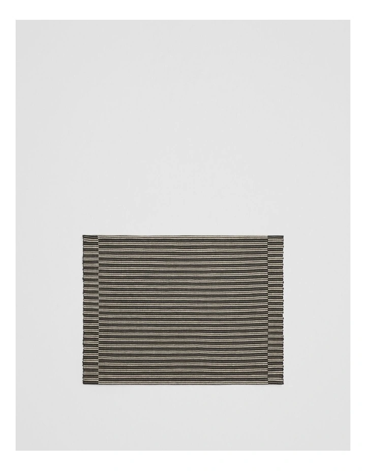 Tarra Placemat in Charcoal Sand image 1