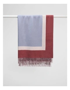 Cameron Throw in Ciel Blue