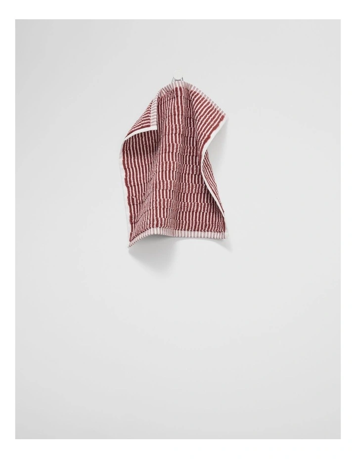 Pippa Verified Australian Cotton Face Washer in Marsala image 1