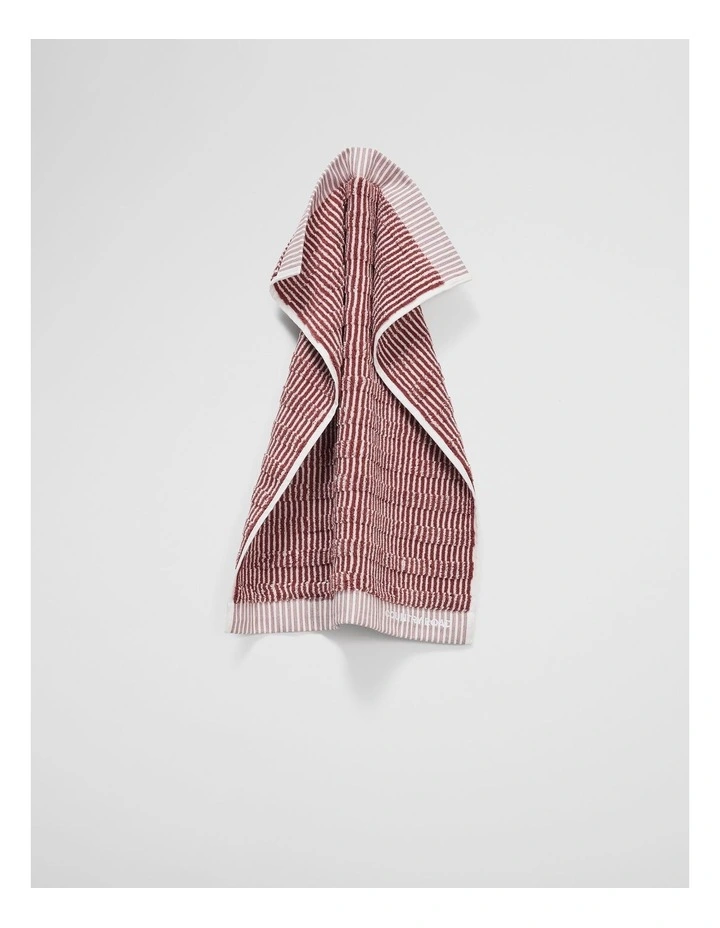 Pippa Verified Australian Cotton Hand Towel in Marsala image 1
