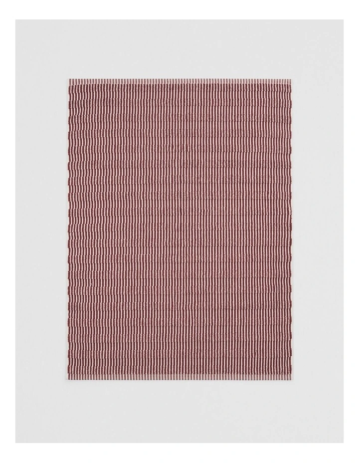 Pippa Verified Australian Cotton Bath Mat in Marsala image 1