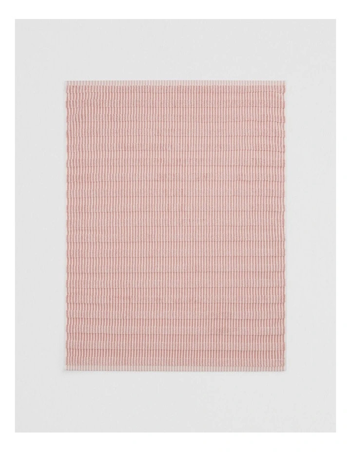 Pippa Verified Australian Cotton Bath Mat in Pink Clay image 1