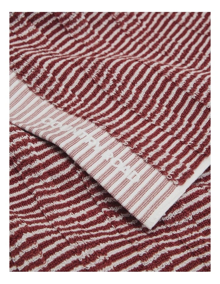 Pippa Verified Australian Cotton Bath Towel in Marsala image 2