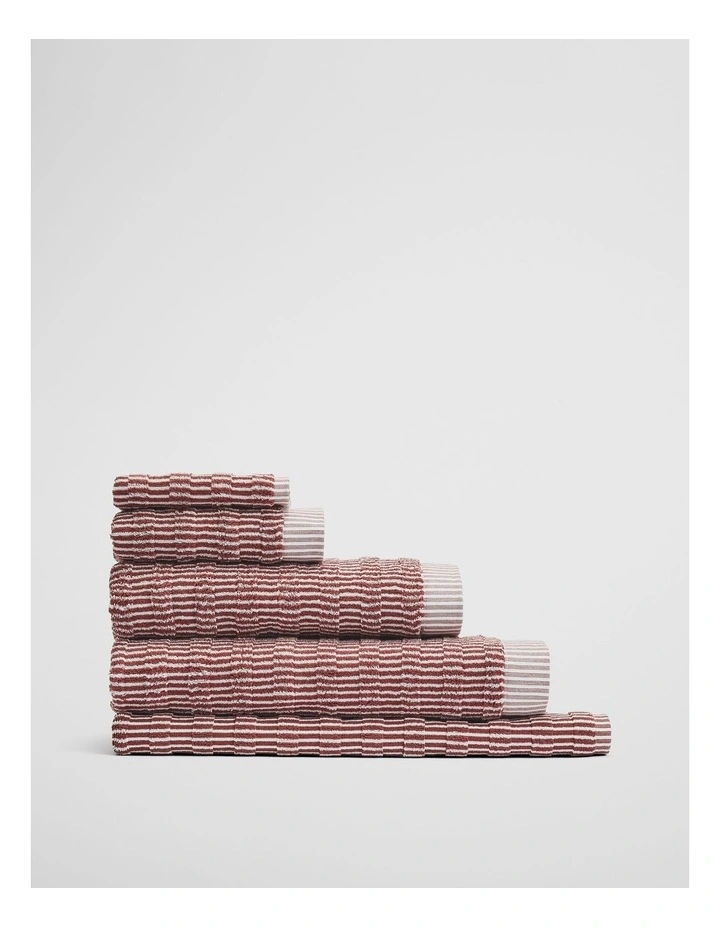 Pippa Verified Australian Cotton Bath Towel in Marsala image 3