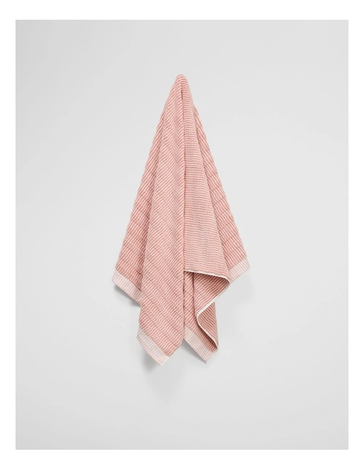Pippa Verified Australian Cotton Bath Towel in Pink Clay image 1