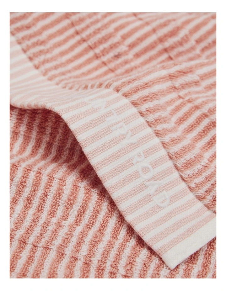 Pippa Verified Australian Cotton Bath Sheet in Pink Clay image 2