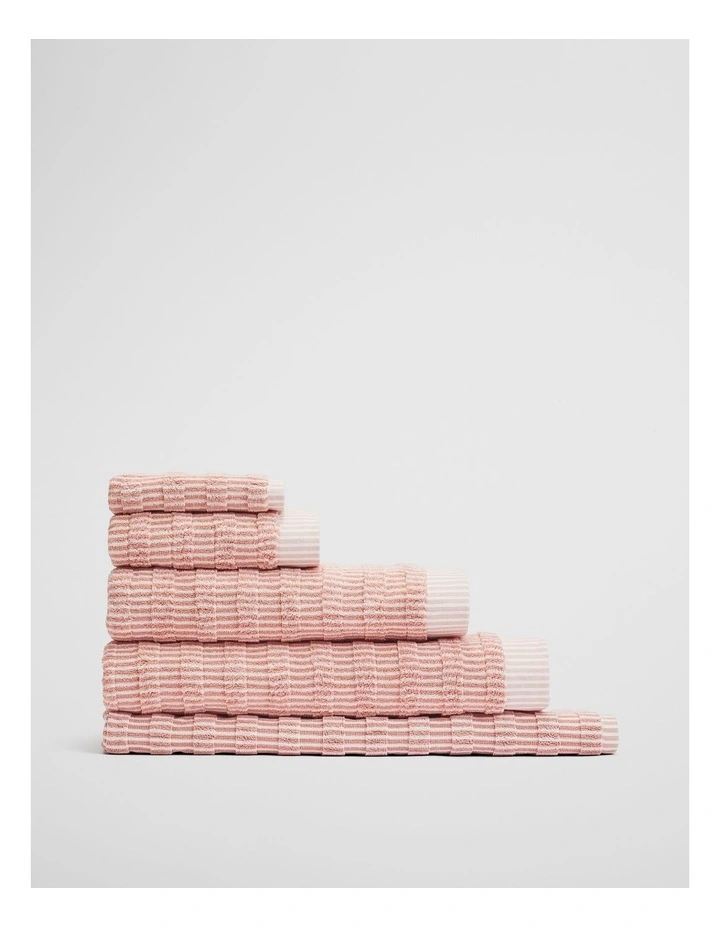 Pippa Verified Australian Cotton Bath Sheet in Pink Clay image 4