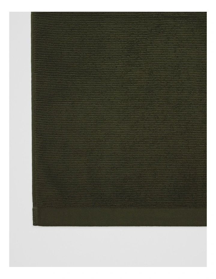 Mara Verified Australian Cotton Bath Sheet in Dark Olive image 5