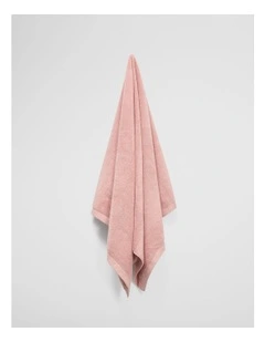 Mara Verified Australian Cotton Bath Sheet in Pink Clay