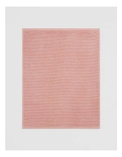 Mara Verified Australian Cotton Bath Mat in Pink Clay