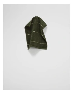 Blake Verified Australian Cotton Face Washer in Dark Olive