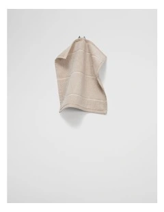 Blake Verified Australian Cotton Face Washer in Natural Marle