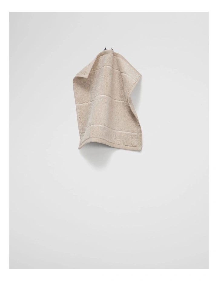 Blake Verified Australian Cotton Face Washer in Natural Marle image 1