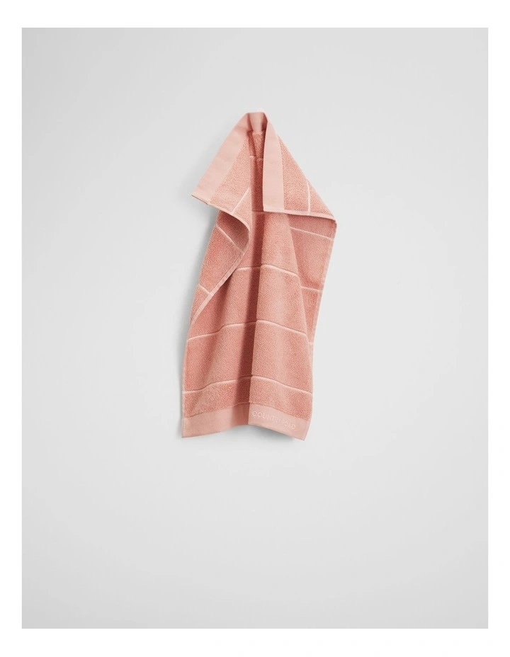 Blake Verified Australian Cotton Hand Towel in Pink Clay image 1