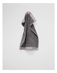 Blake Verified Australian Cotton Hand Towel in Charcoal Marle