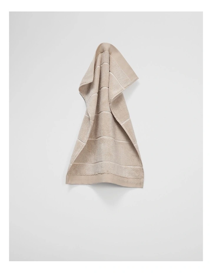 Blake Verified Australian Cotton Hand Towel in Natural Marle image 1