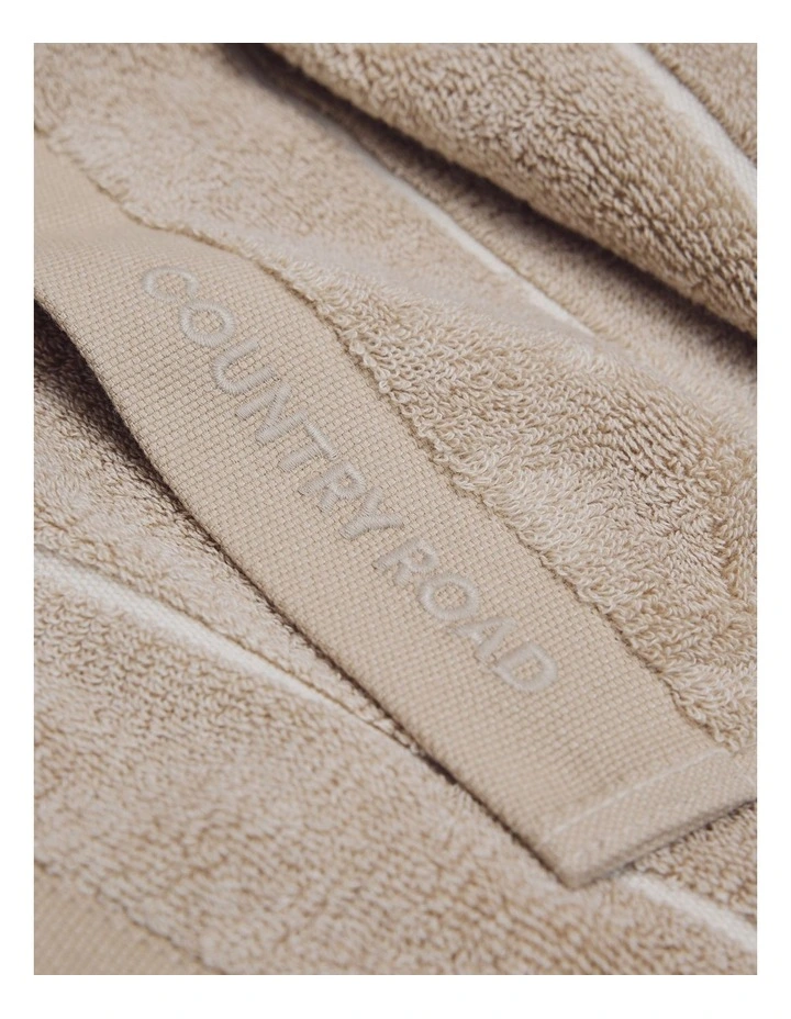 Blake Verified Australian Cotton Hand Towel in Natural Marle image 3