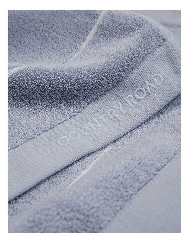 Blake Verified Australian Cotton Bath Towel in Ciel Blue image 2