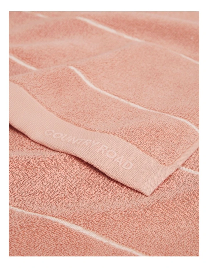 Blake Verified Australian Cotton Bath Towel in Pink Clay image 2