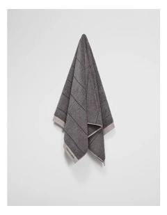 Blake Verified Australian Cotton Bath Towel in Charcoal Marle