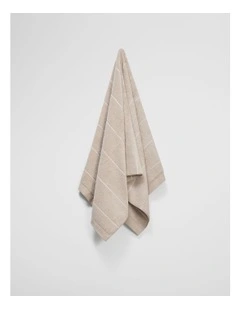 Blake Verified Australian Cotton Bath Towel in Natural Marle
