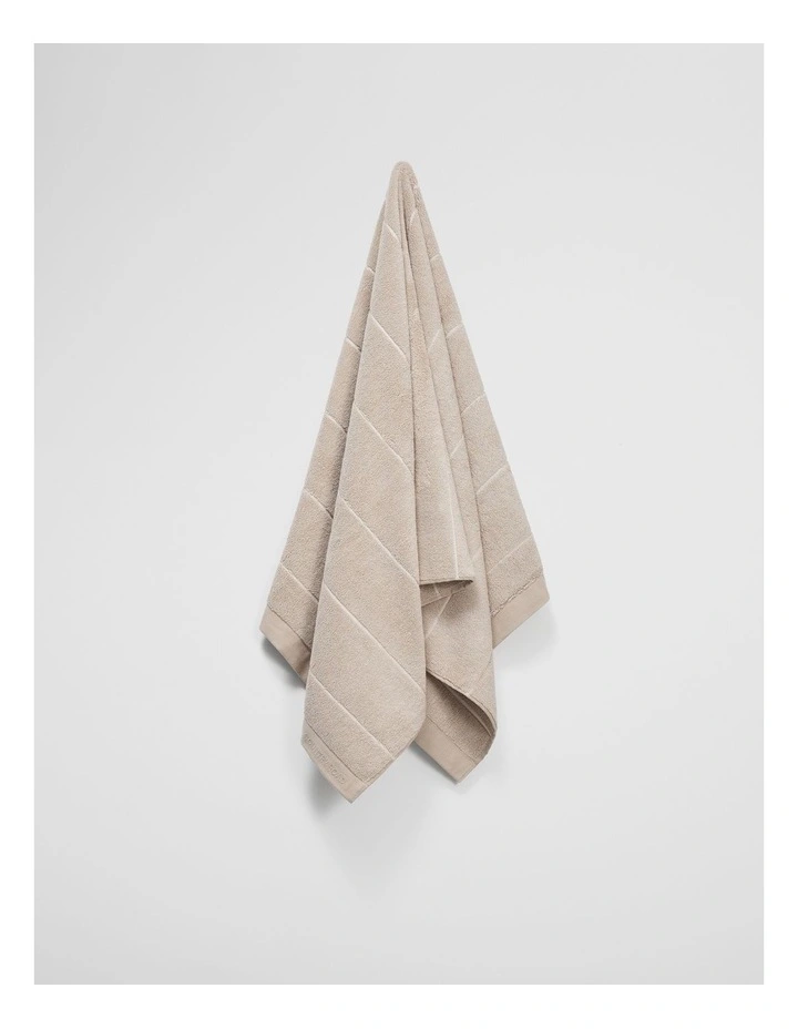 Blake Verified Australian Cotton Bath Towel in Natural Marle image 1