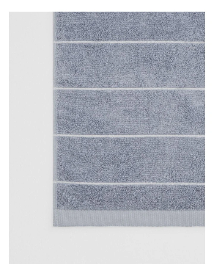 Blake Verified Australian Cotton Bath Sheet in Ciel Blue image 6