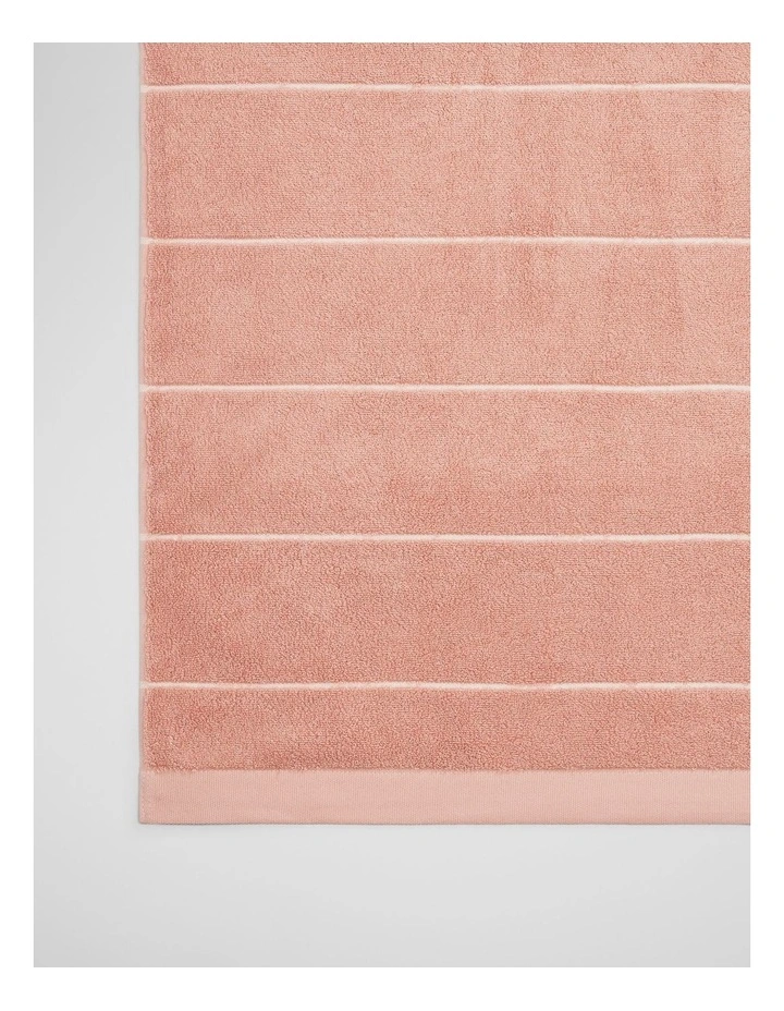 Blake Verified Australian Cotton Bath Sheet in Pink Clay image 4