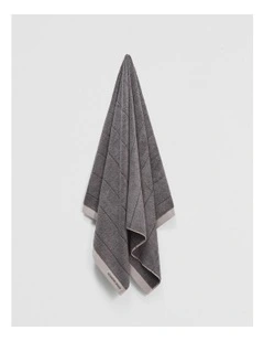 Blake Verified Australian Cotton Bath Sheet in Charcoal Marle