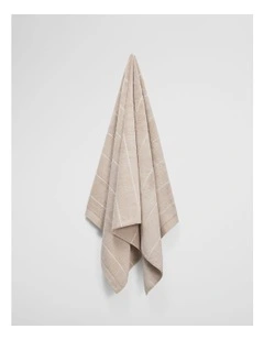 Blake Verified Australian Cotton Bath Sheet in Natural Marle