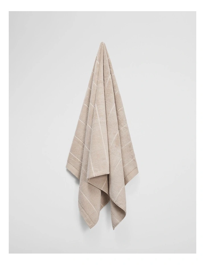 Blake Verified Australian Cotton Bath Sheet in Natural Marle image 1
