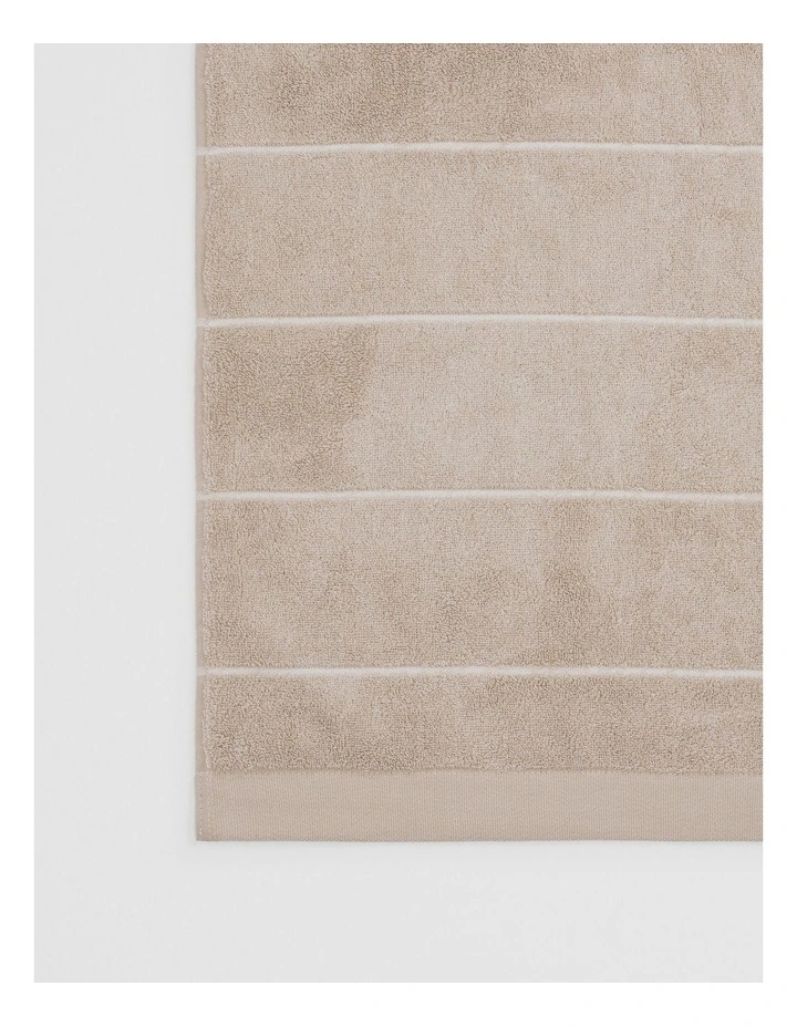 Blake Verified Australian Cotton Bath Sheet in Natural Marle image 6