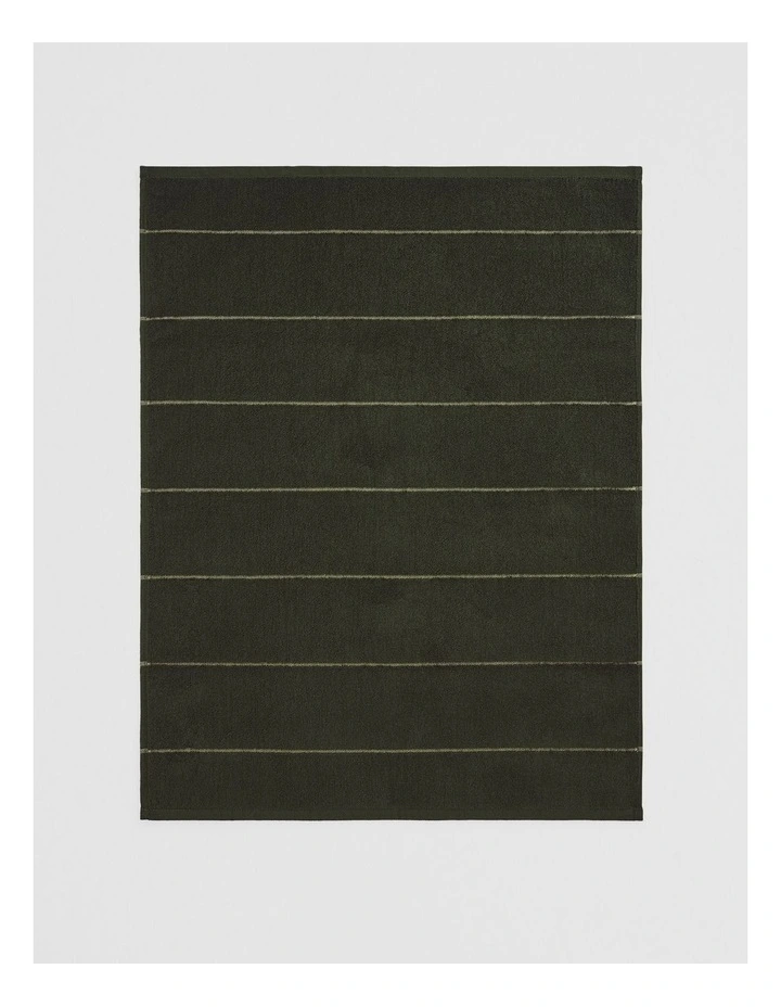 Blake Verified Australian Cotton Bath Mat in Dark Olive image 1
