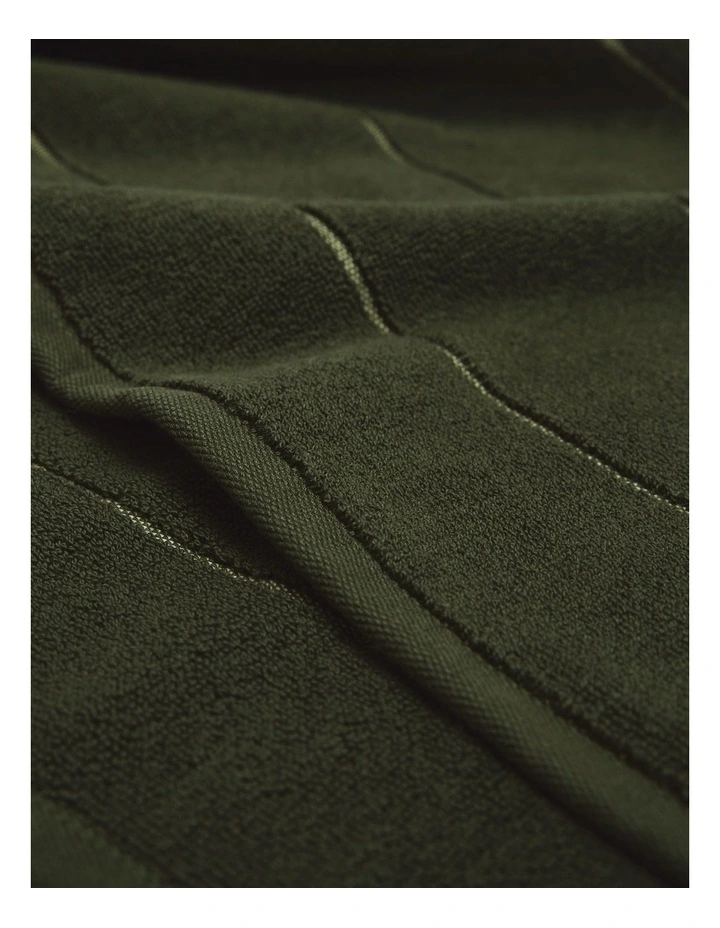 Blake Verified Australian Cotton Bath Mat in Dark Olive image 3